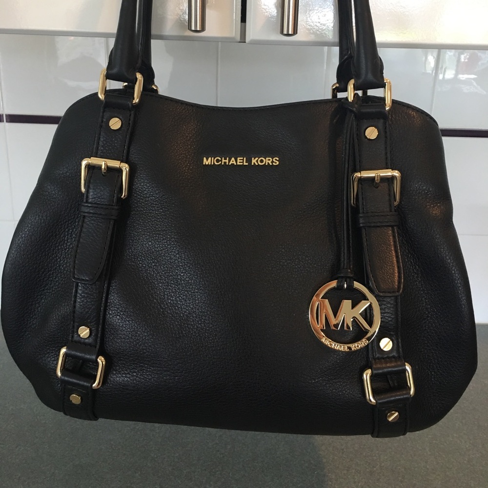 SOLD Michael Kors Bedford Bowling Purse Handbag